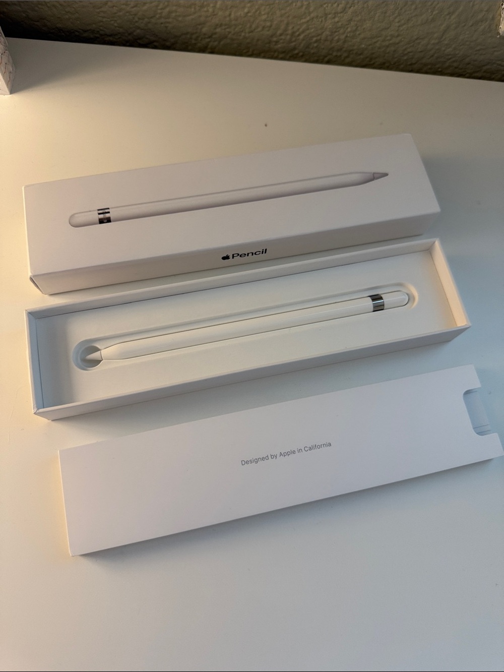 Apple Pencil (1st Generation) - White with Silver Band